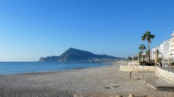 La playa de l'Espigó de Altea